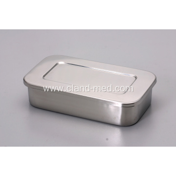 Medical Stainless Steel Disinfectant Square Dish Rack With Lid And Without Holes